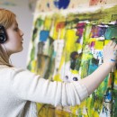 Reportage i kursen Skrivande: Måleriet – ett sätt att bara vara