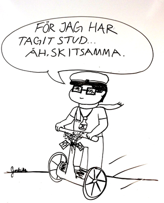 Bad Luck Hipster tar studenten!